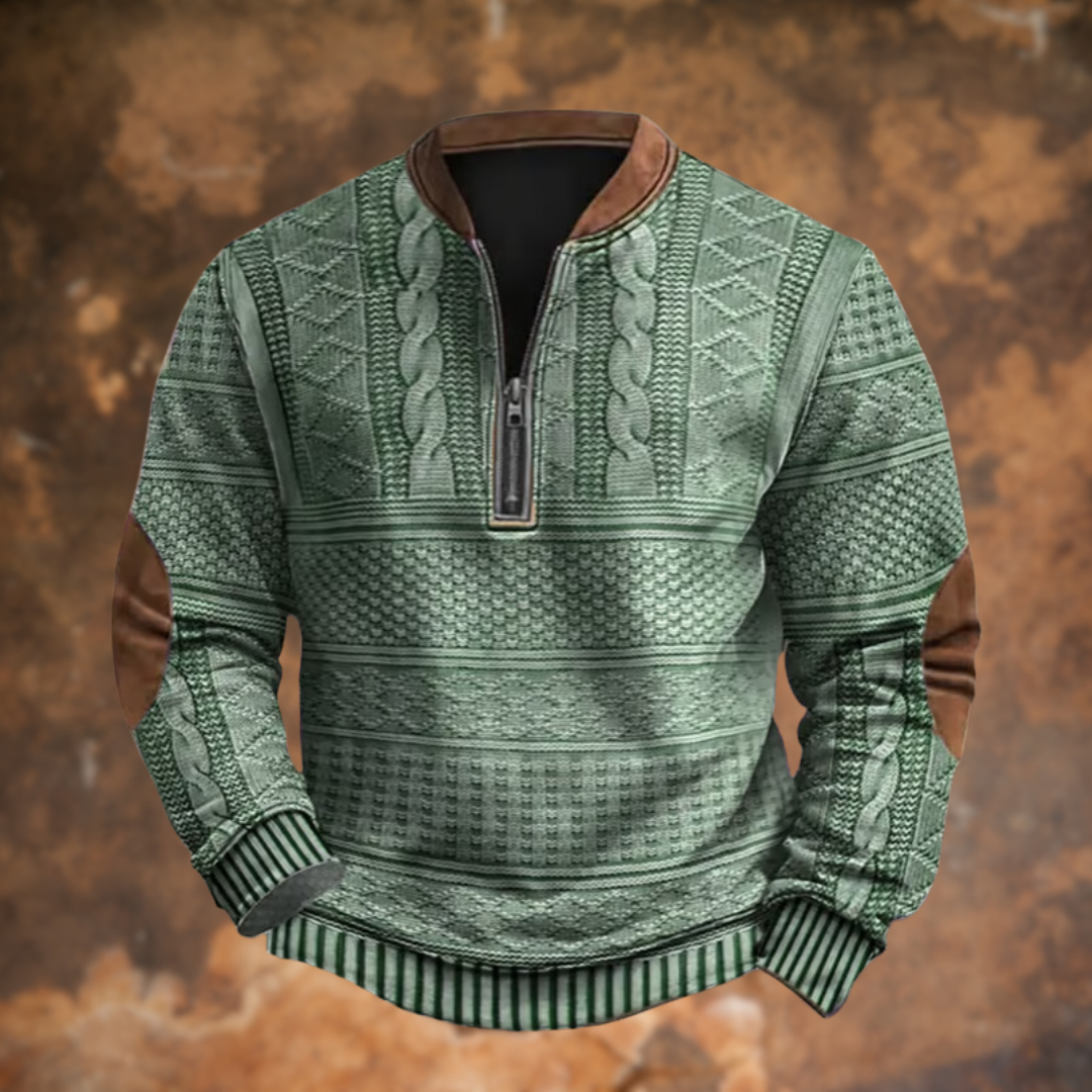 Marc™ | Knitted Sweater with Zipper