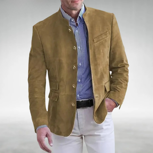Isaac™ | Suede Leather Jacket