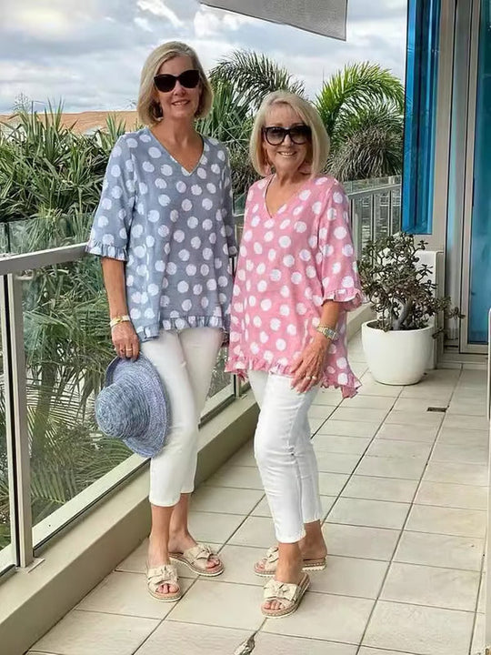 Chloe | Stylish V-Neck Blouse