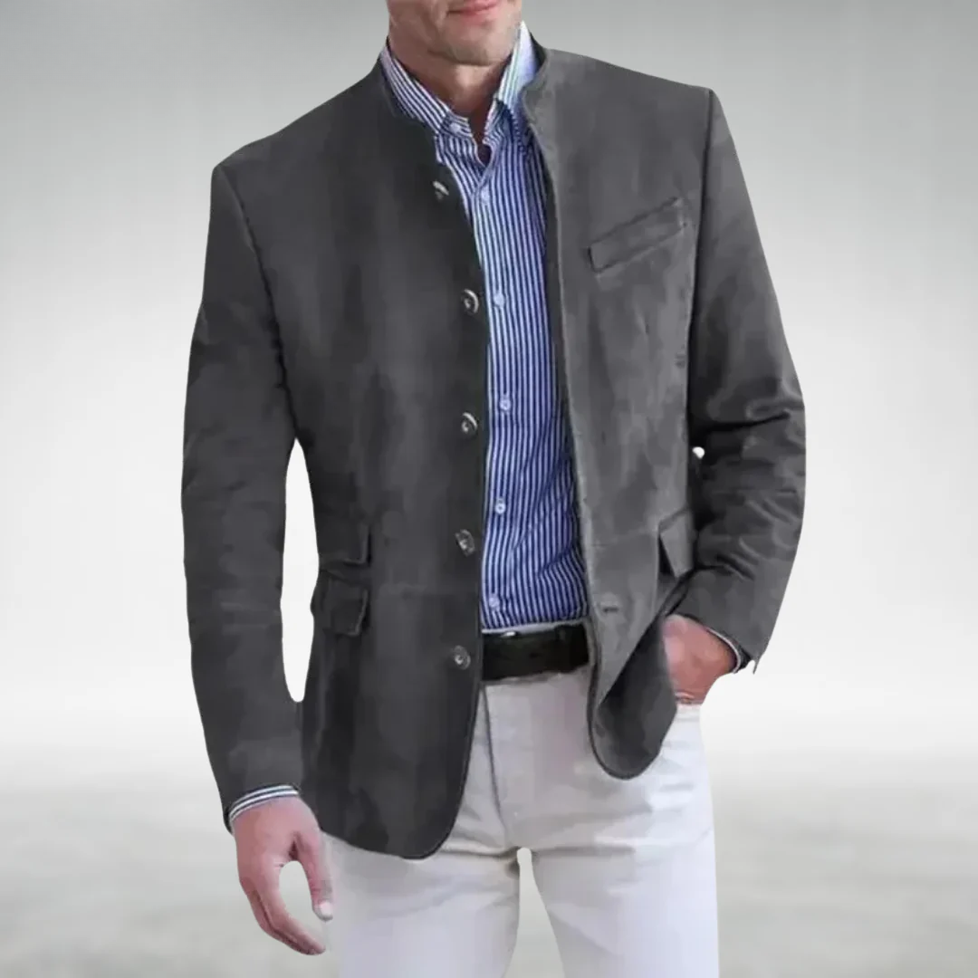 Isaac™ | Suede Leather Jacket