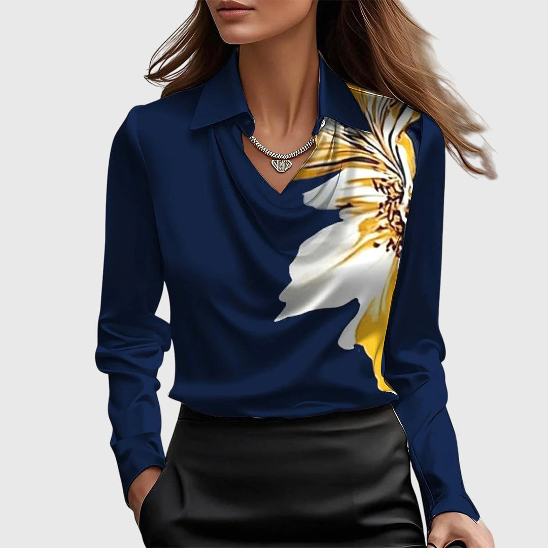 Janeth™ | Elegant Satin Blouse