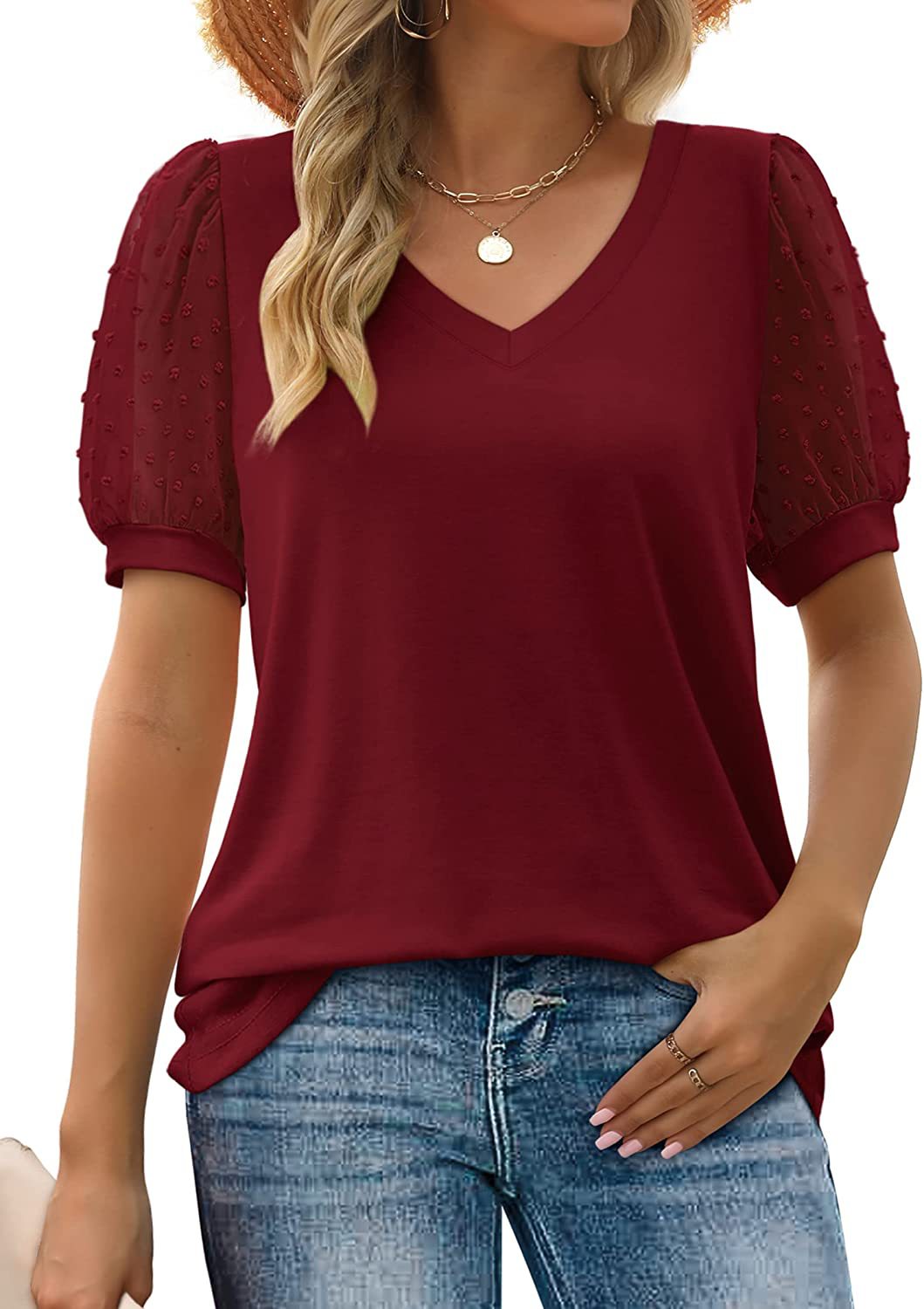 Rhianna | Elegant Puff-Sleeve Top