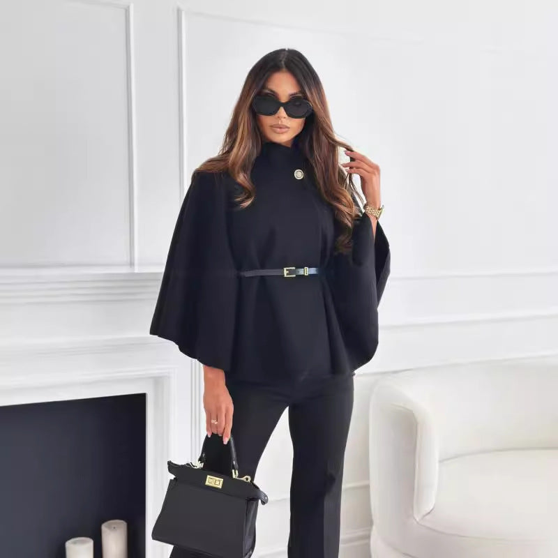 Aurora™ | Chic Butterfly Jacket with Belt