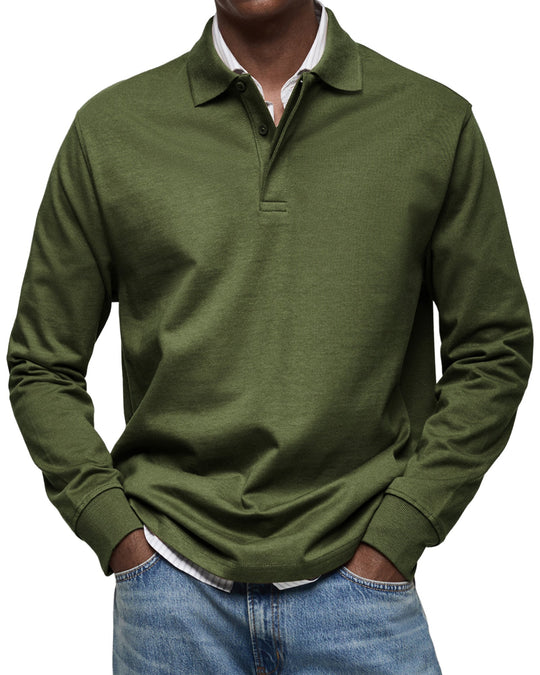 OLIVER™ | LUXURY LONG SLEEVE POLO