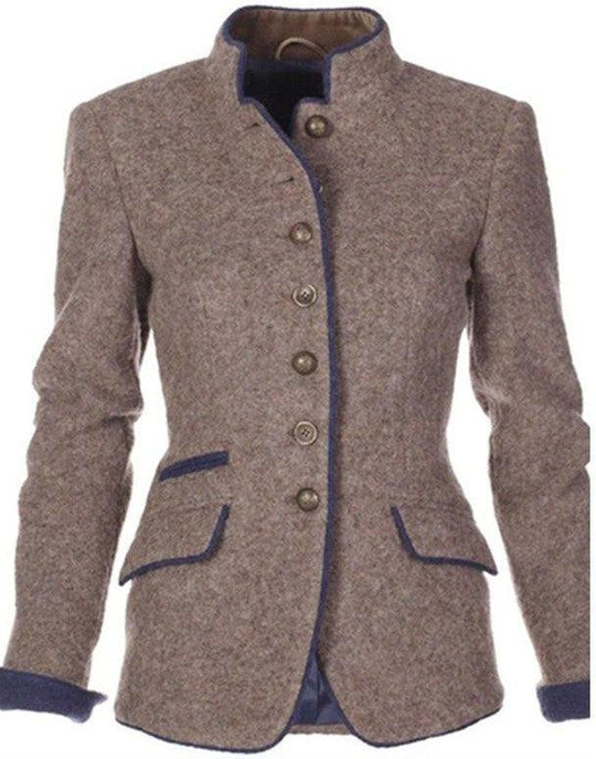 MADISON | ELEGANT CARDIGAN WITH HIGH COLLAR