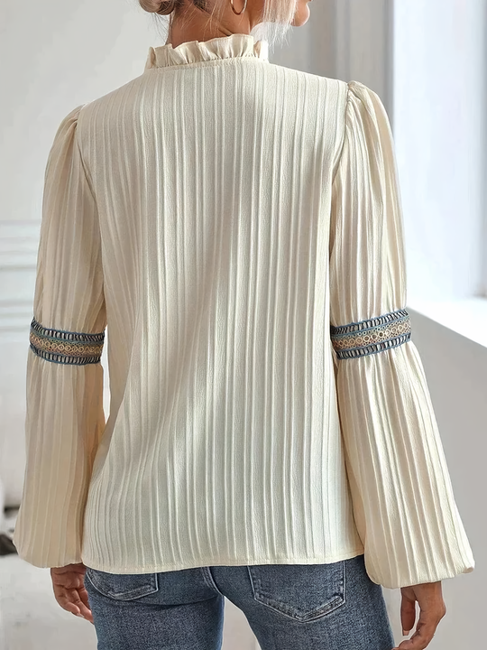 Valerie| Stunning V-Neck Blouse