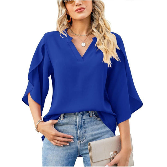 Leni | Elegant V-Neck Top