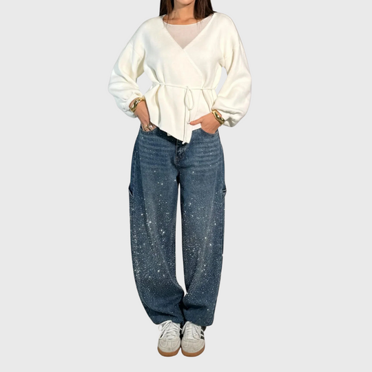 Denise ™ | Denim Balloon Carpenter Jeans