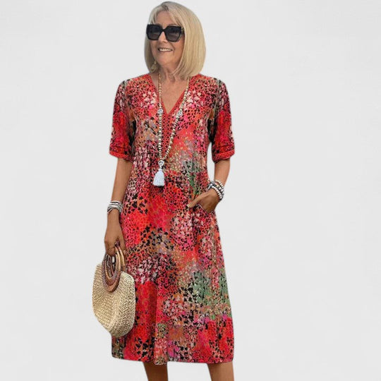 Leona™ | Stylish Midi Dress