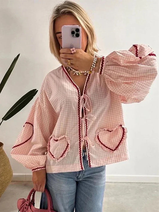 Mila | Heart Blouse