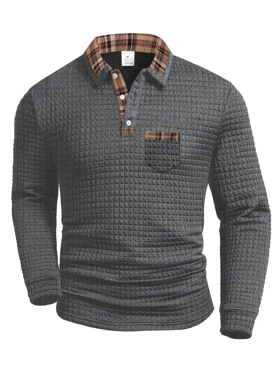 Toby™ | Polo Shirt with Check Pattern