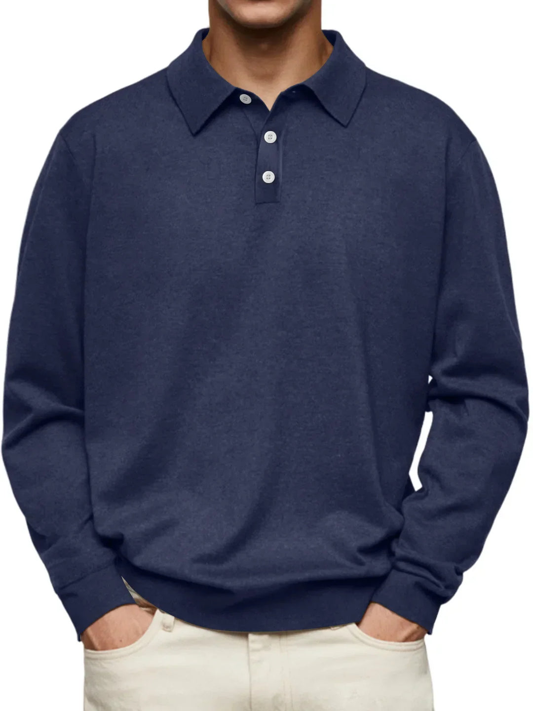 Gavin™ - Casual Long Sleeve Polo