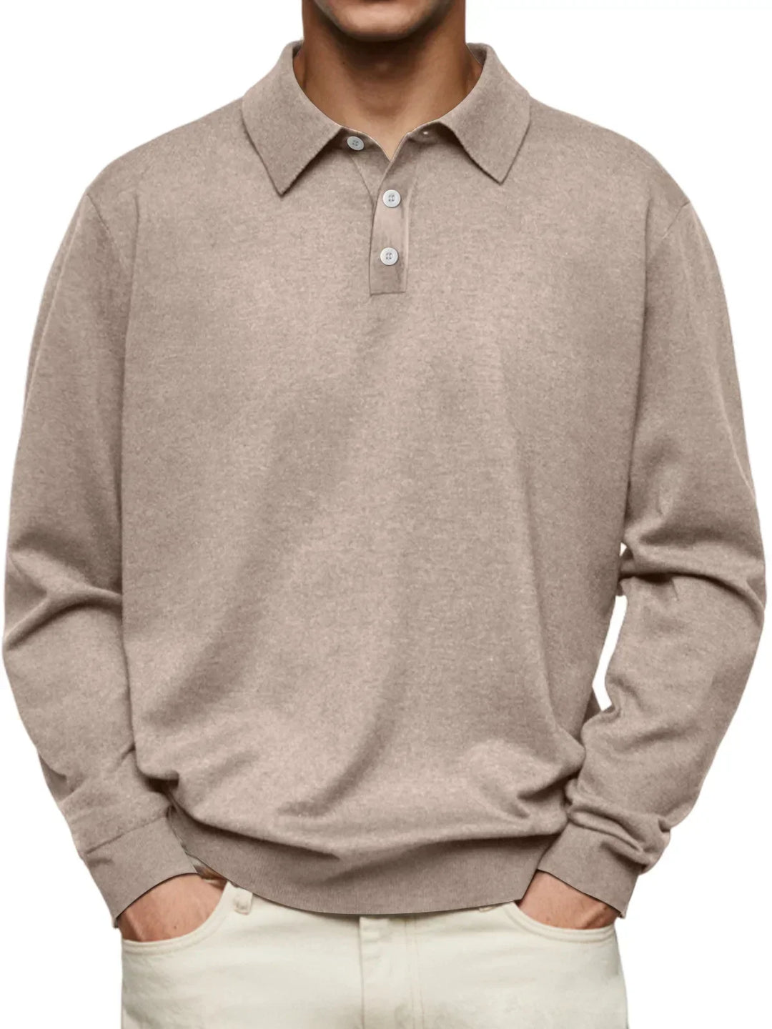 Gavin™ - Casual Long Sleeve Polo