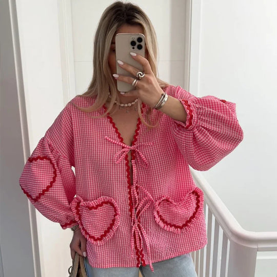 Mila | Heart Blouse