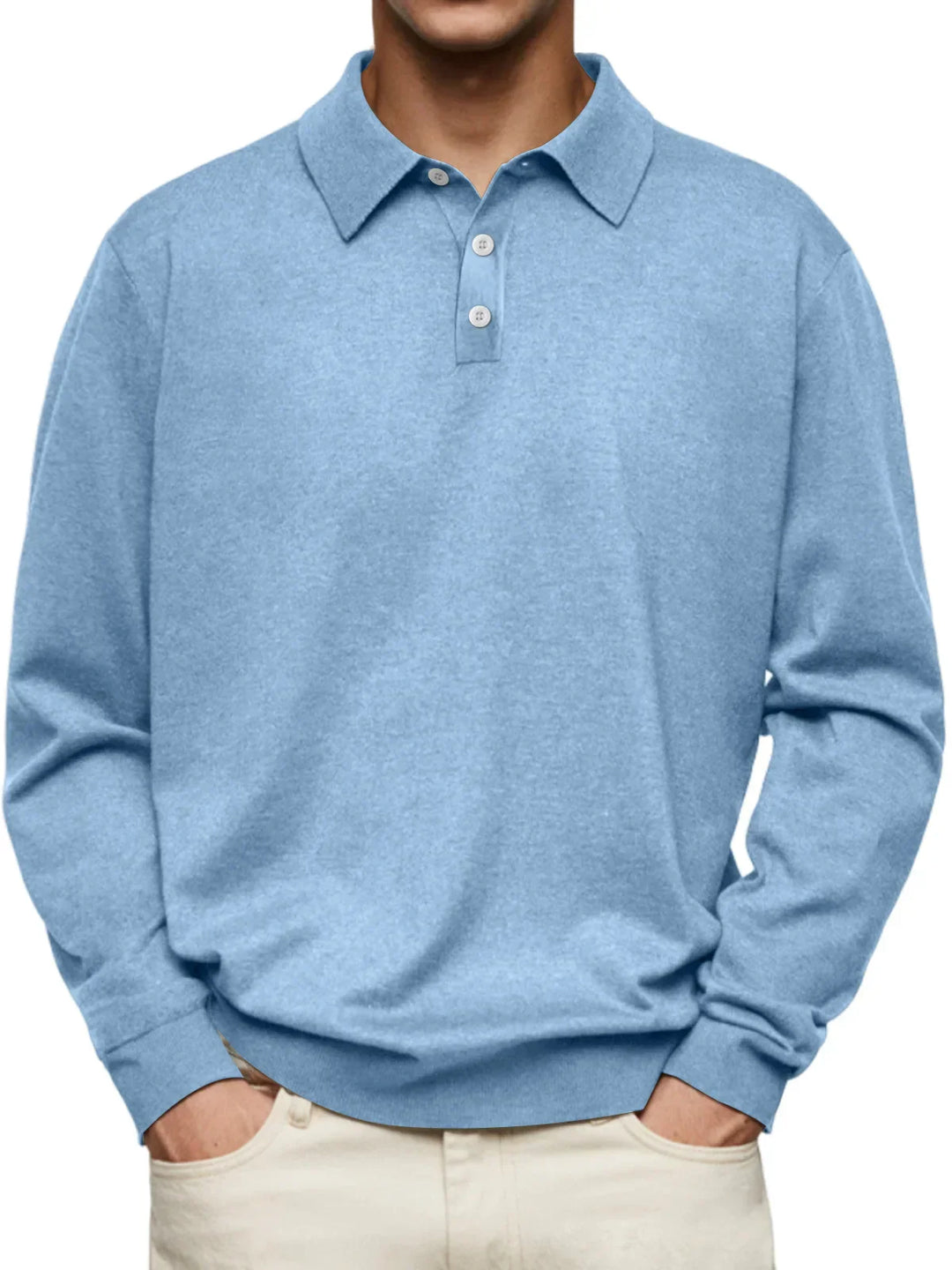 Gavin™ - Casual Long Sleeve Polo