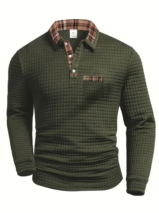 Toby™ | Polo Shirt with Check Pattern
