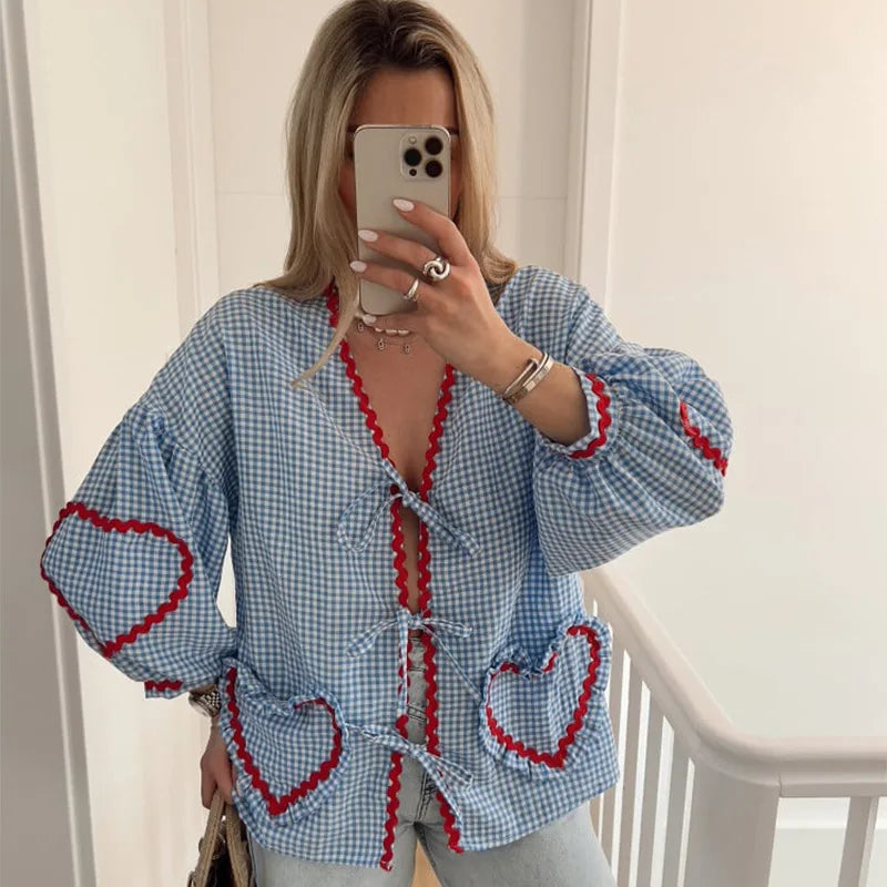 Mila | Heart Blouse