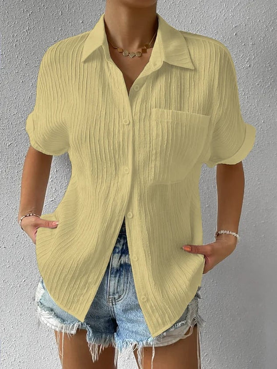 Brielle | Relaxed Textured Top