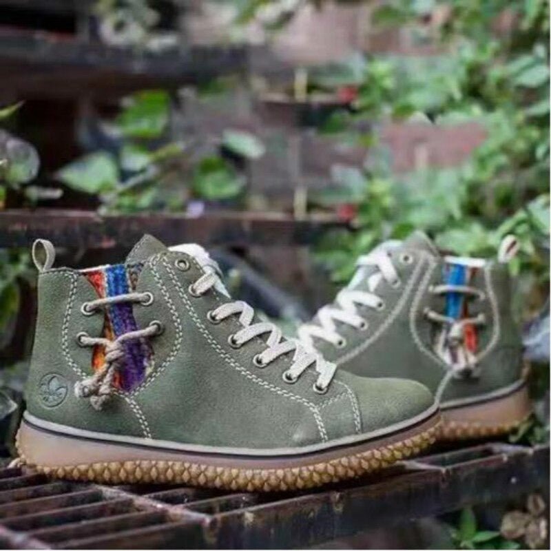 Dahlia™ | Women's Waterproof Orthopedic Ankle Boots in Retro Style