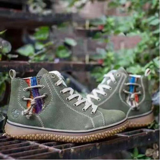 Dahlia™ | Women's Waterproof Orthopedic Ankle Boots in Retro Style