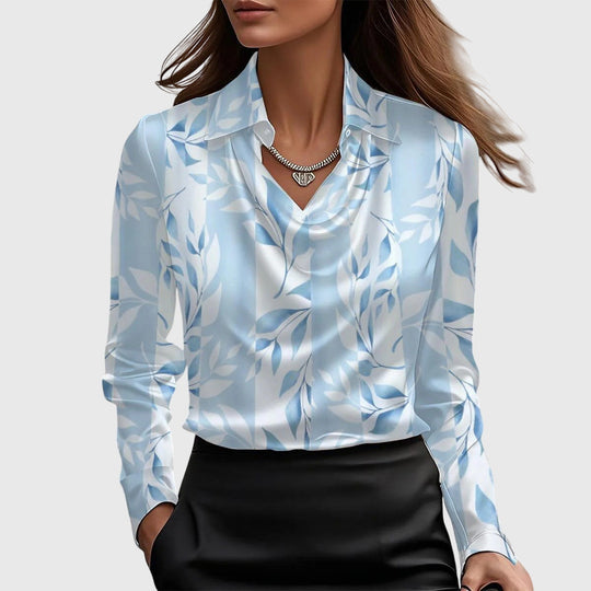 Janeth™ | Elegant Satin Blouse