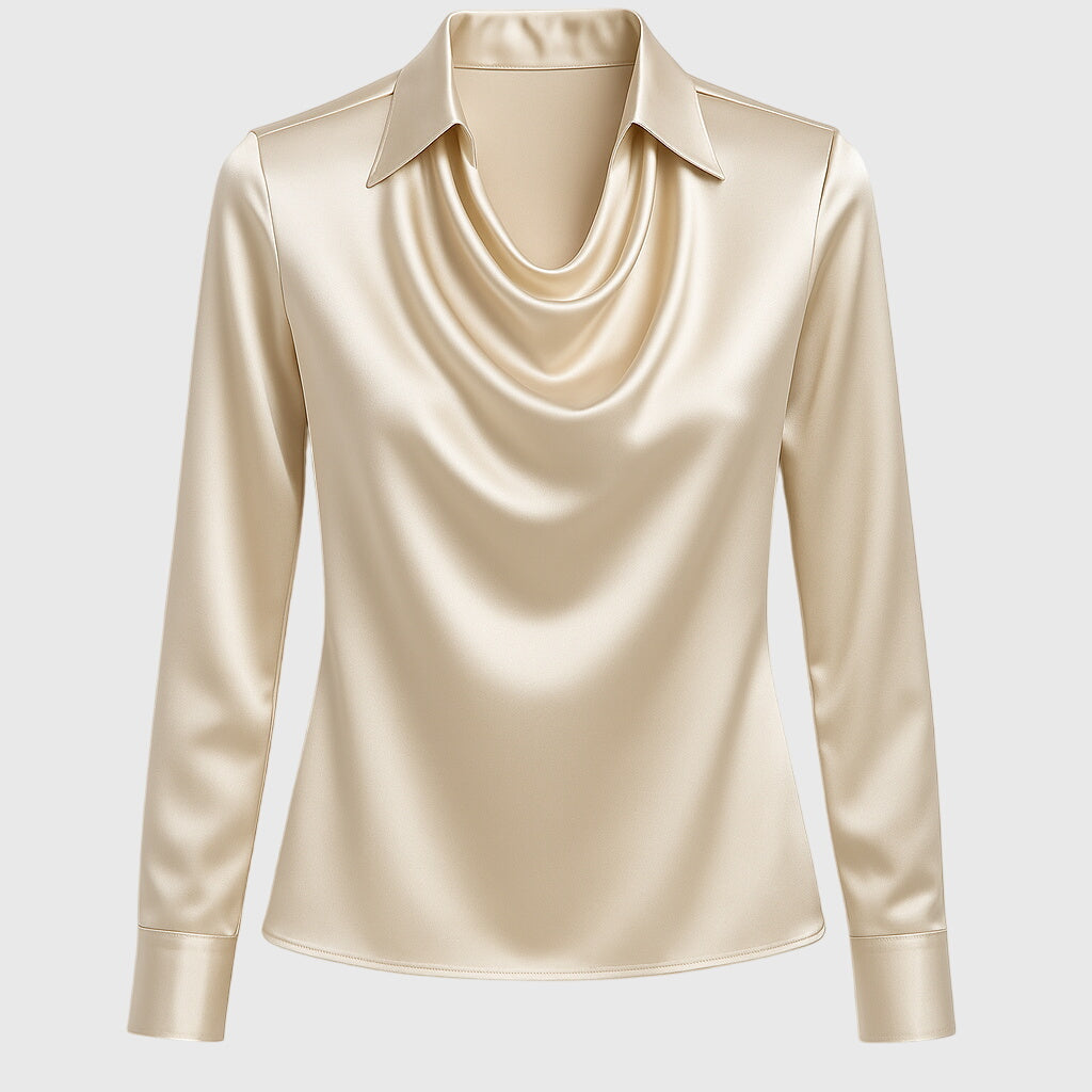 Janeth™ | Elegant Satin Blouse