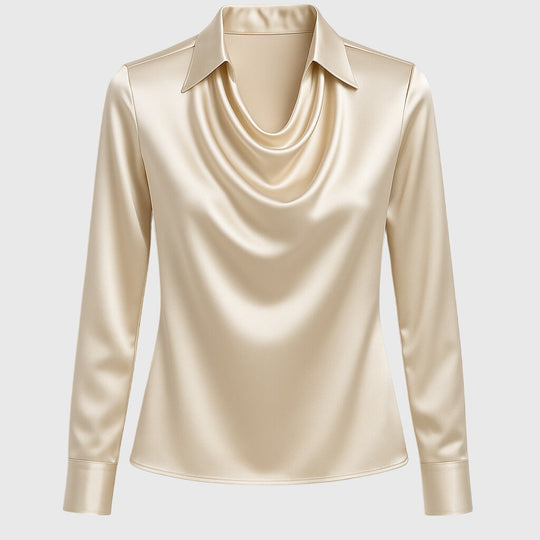 Janeth™ | Elegant Satin Blouse