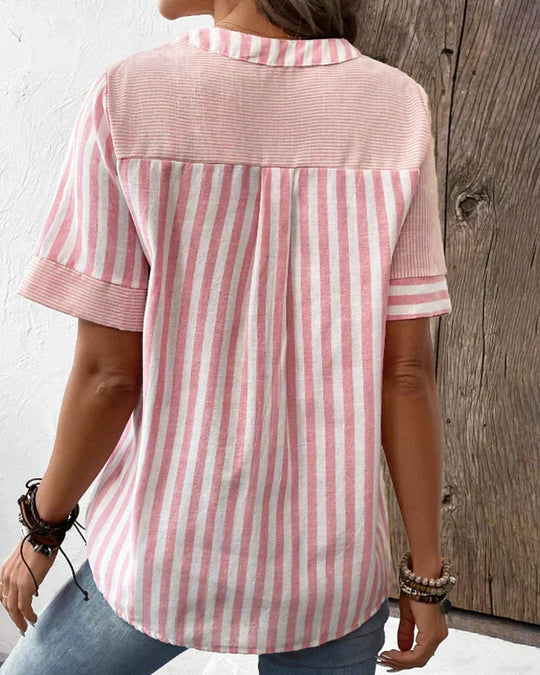 Sandra | Classic Striped Top