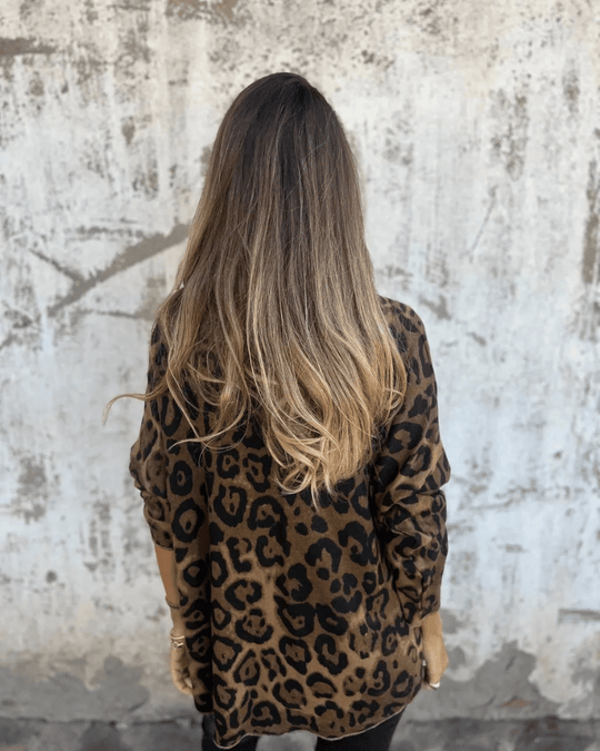 Ruby ™ | Casual Women's Top with Leopard Print