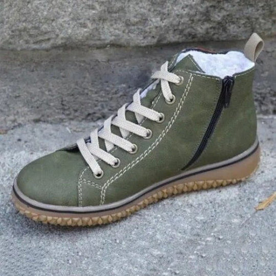 Dahlia™ | Women's Waterproof Orthopedic Ankle Boots in Retro Style