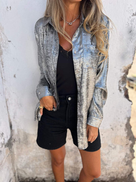 Zella | Chic Shimmer Shirt