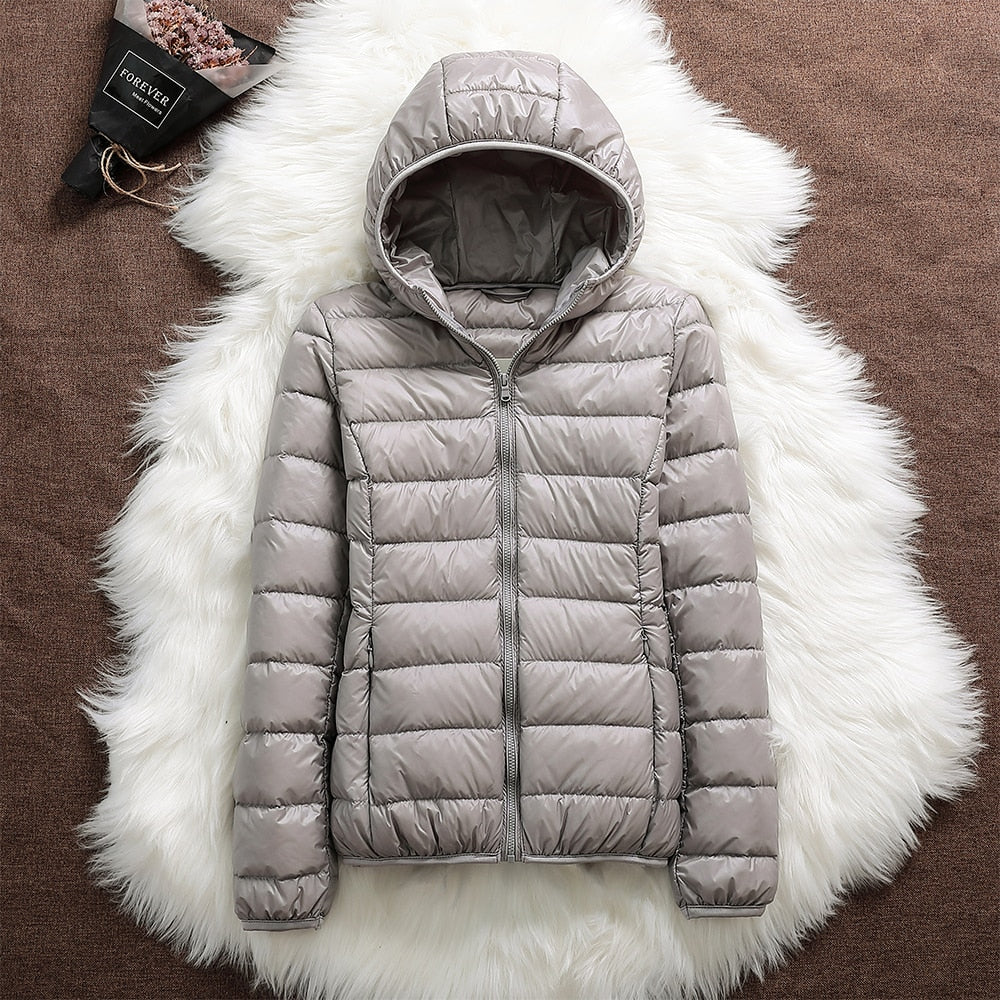 Victoria™ | Waterproof jacket with white duck down filling