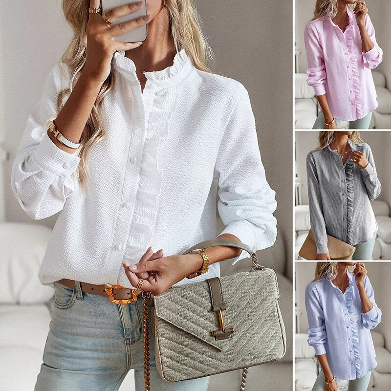 Susan | Elegant Polo Blouse
