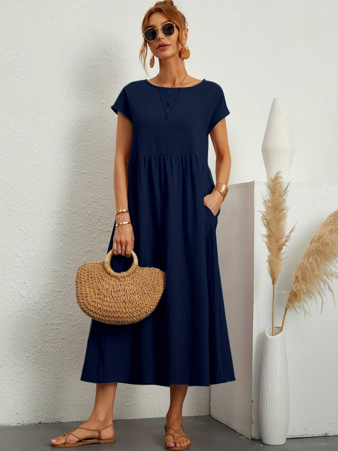 Rosineo - Casual Linen Dress