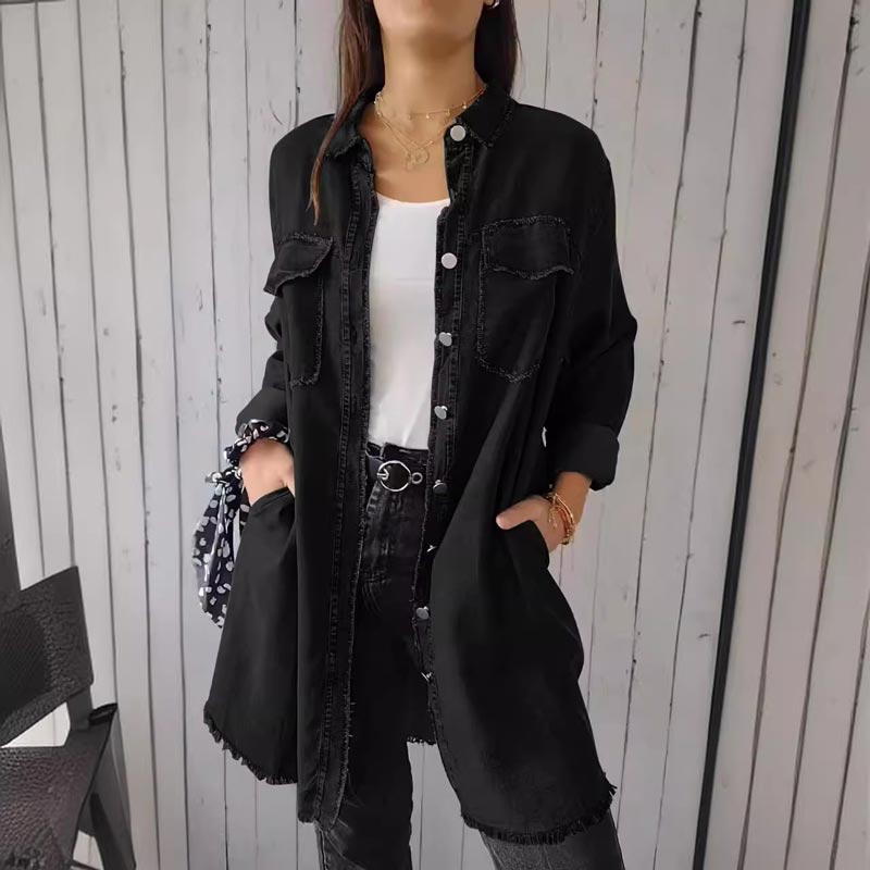 Deandra | Oversized Denim Shirt