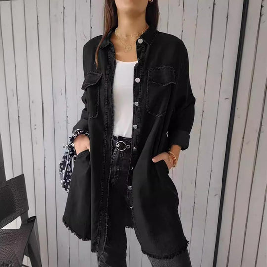 Deandra | Oversized Denim Shirt