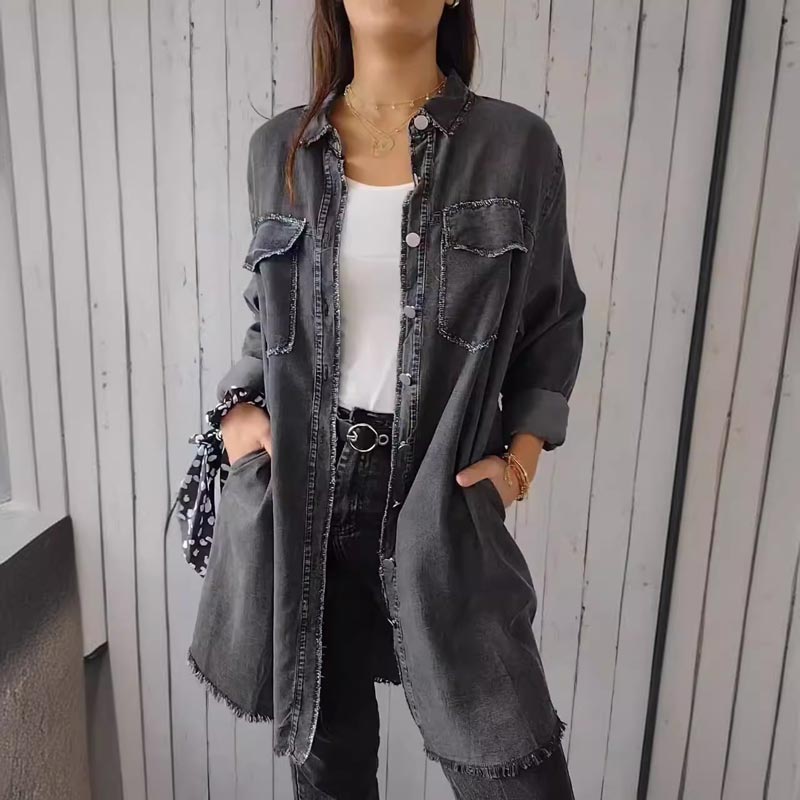 Deandra | Oversized Denim Shirt