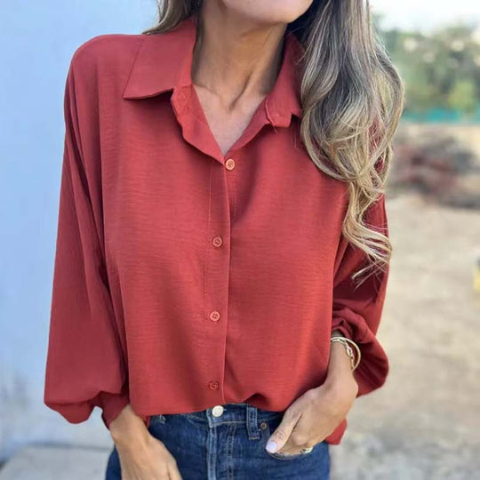 Elysa | Elegant Button-Up Blouse