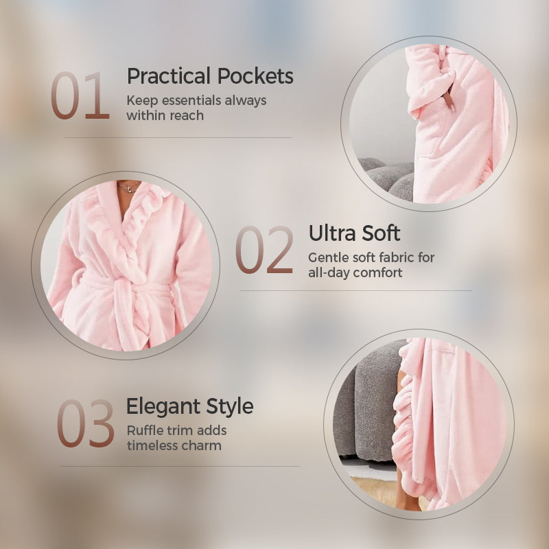 Scarlett™ | Fluffy Comfort Robe
